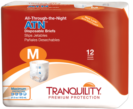 Tranquility All-Through-the-Night Briefs, Medium
